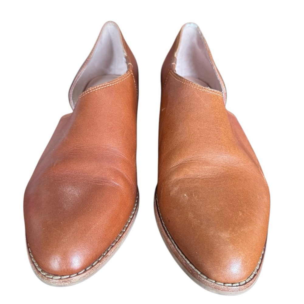 Madewell The Lucie Shoe in Leather Tan Size 7 Slip On - Picture 9 of 12